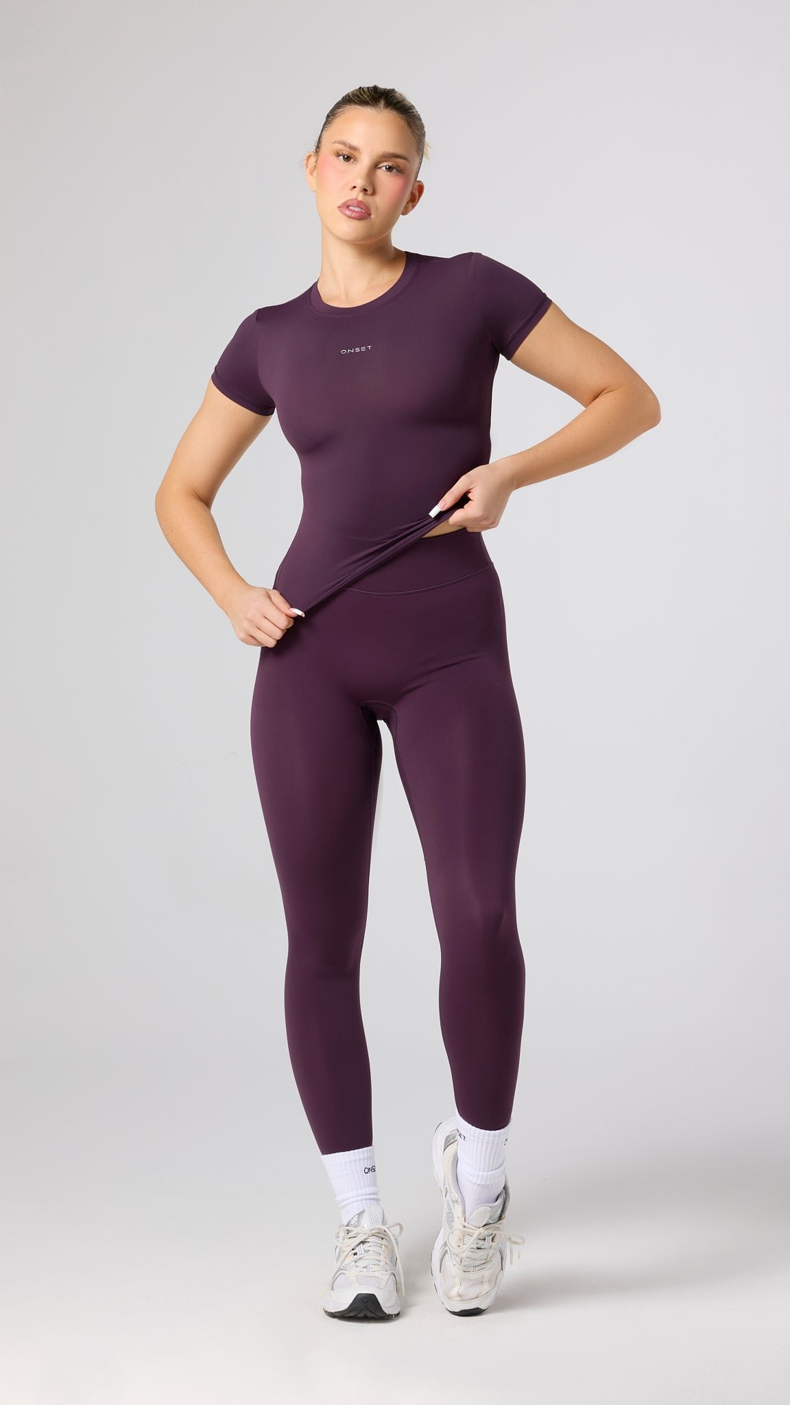 Plum Seamless Support Leggings - Image 10