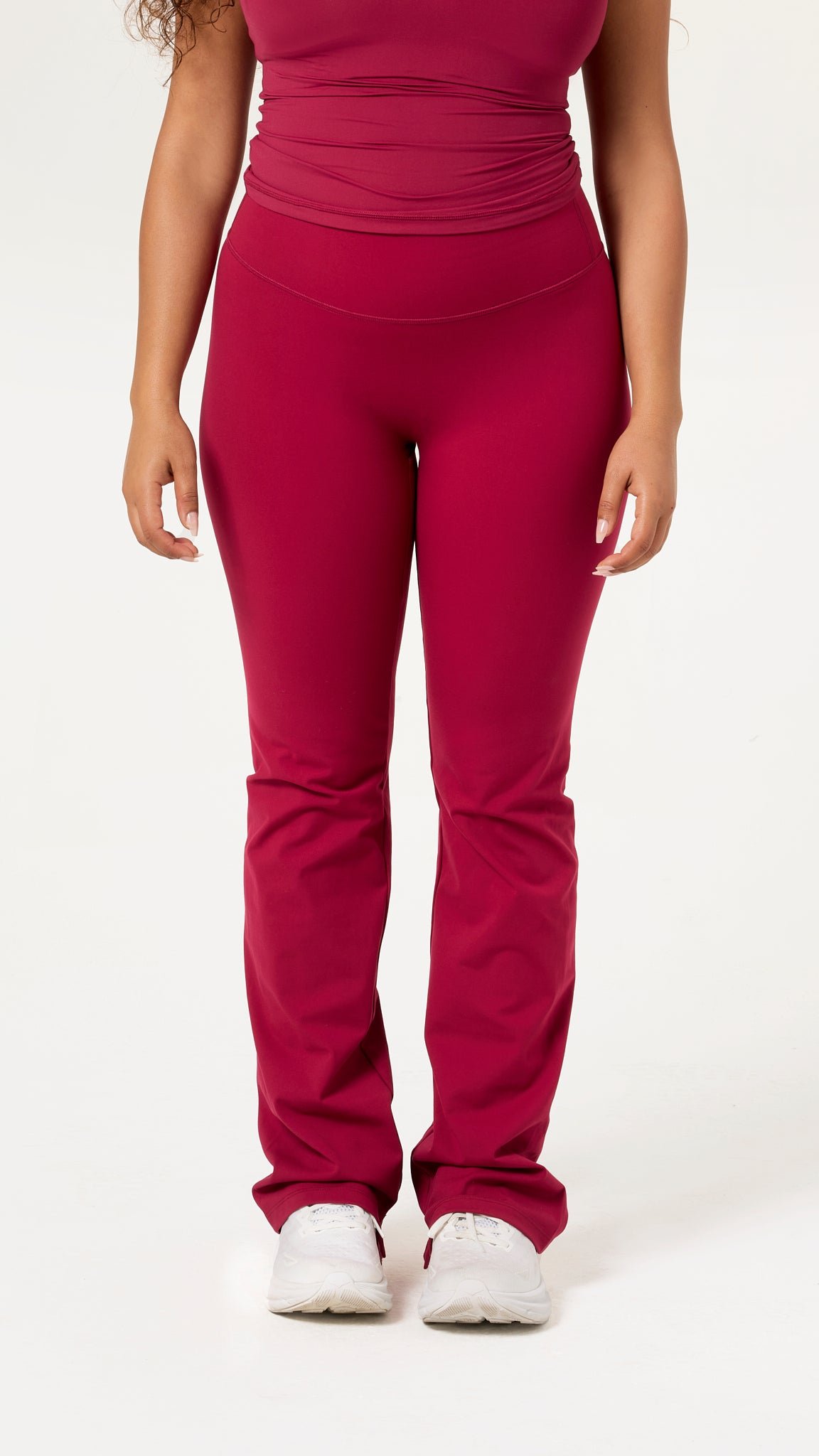 Plum Stretch Active Leggings - Image 13