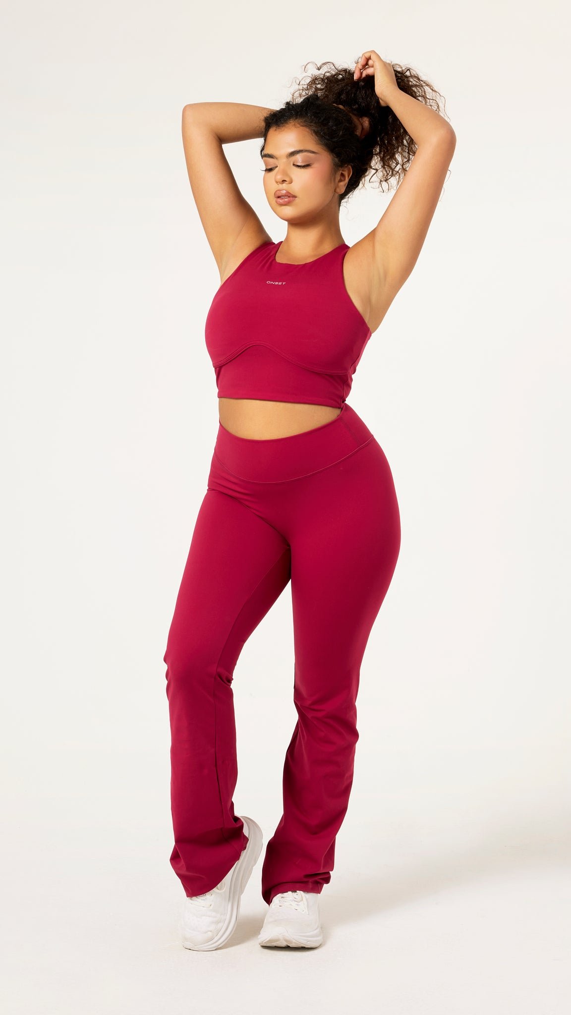 Plum Stretch Active Leggings - Image 12